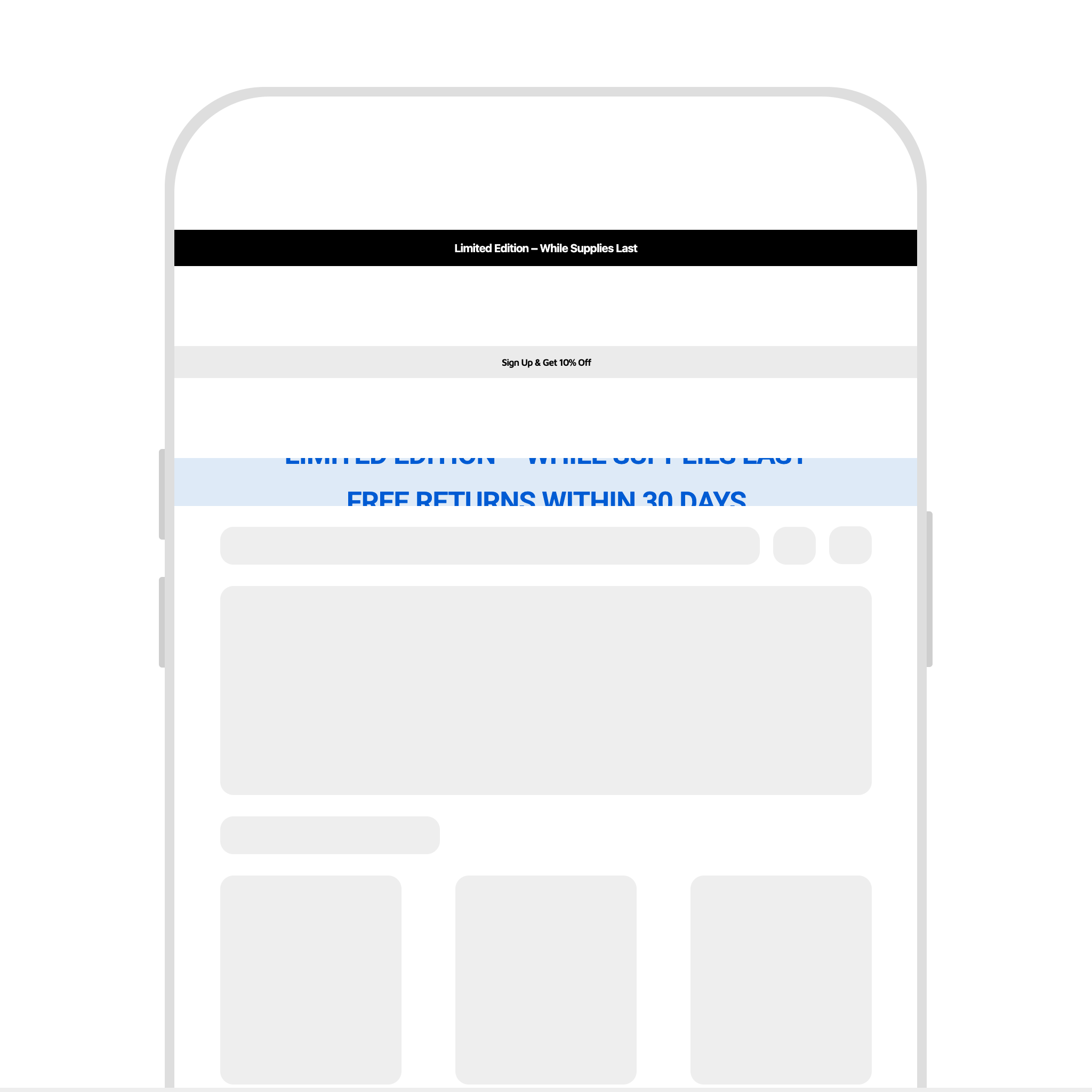 Announcement Text Vertical