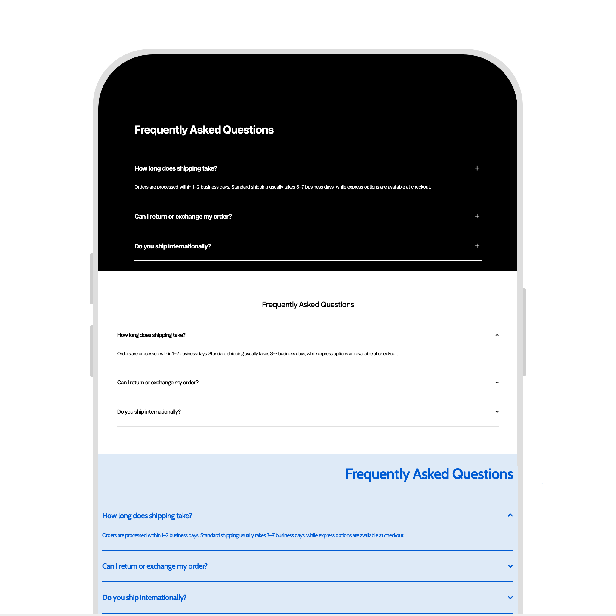 FAQ Divider